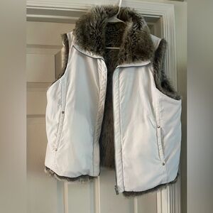 Faux fur vest